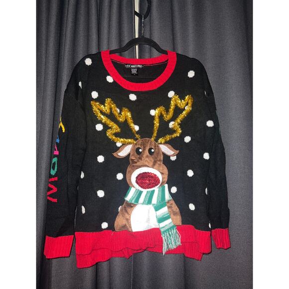 Ugly Christmas Sweater Sweaters - Ugly Christmas Sweater Xmas Size Large